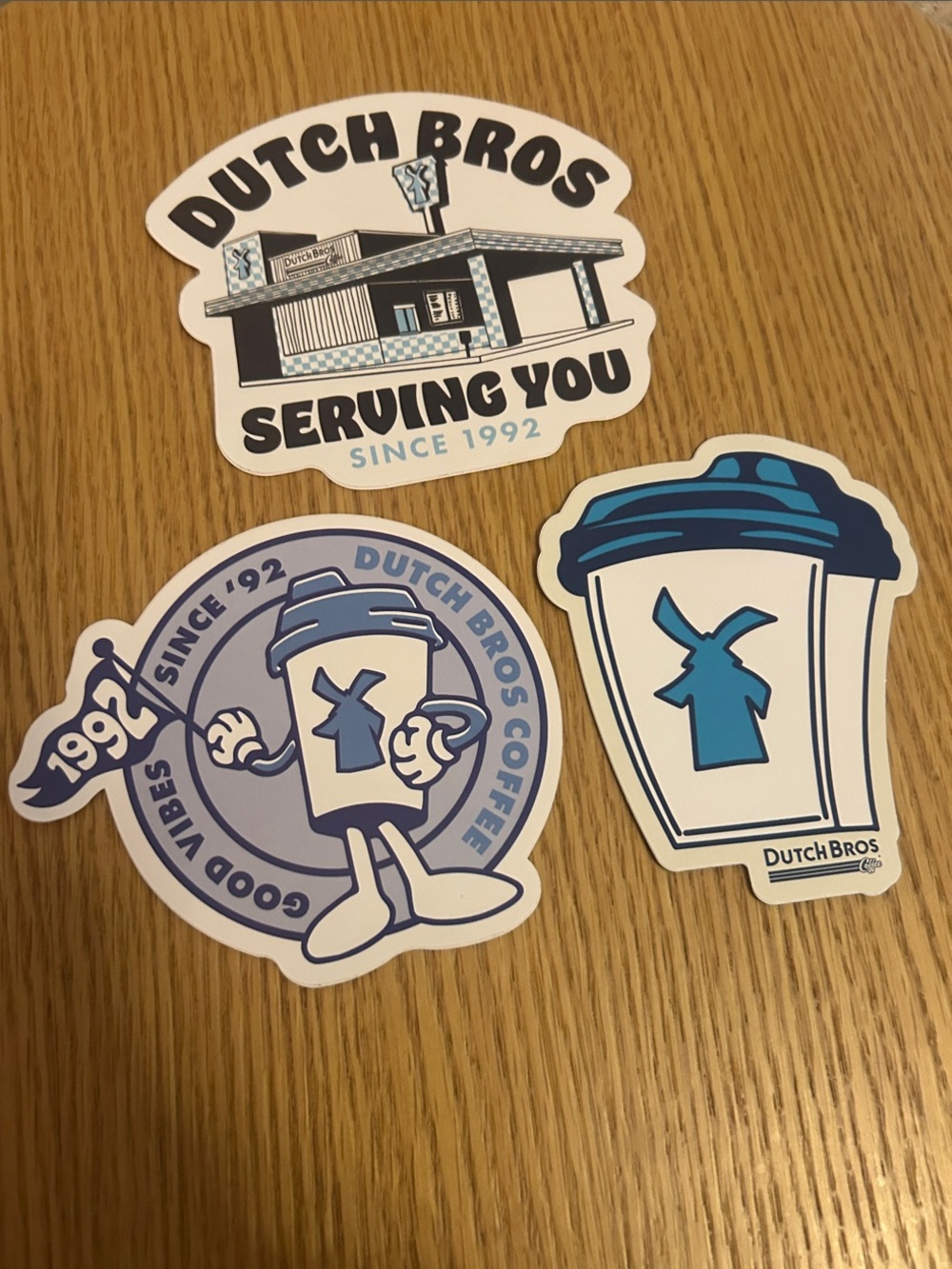 Rare Dutch Bros Logo Stickers